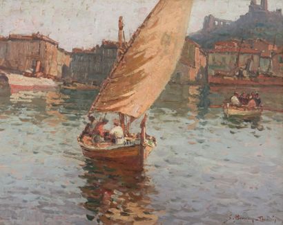 Sauveur BERNAY-THERIC (1874-1963)
Le Vieux-Port...