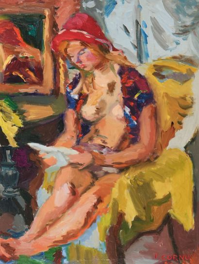 Pierre CORNU (1895-1996)
La lecture
Huile...