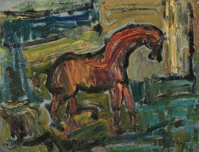Richard MANDIN (1909-2002)
Cheval. 1955
Huile...