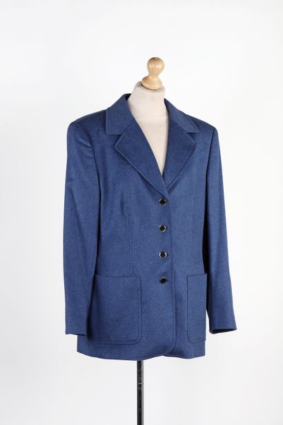 ESCADA
Navy blue wool jacket, notched collar,...