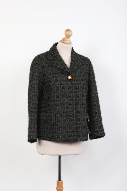 MALIPARMI
	Black tweed and lurex jacket,...