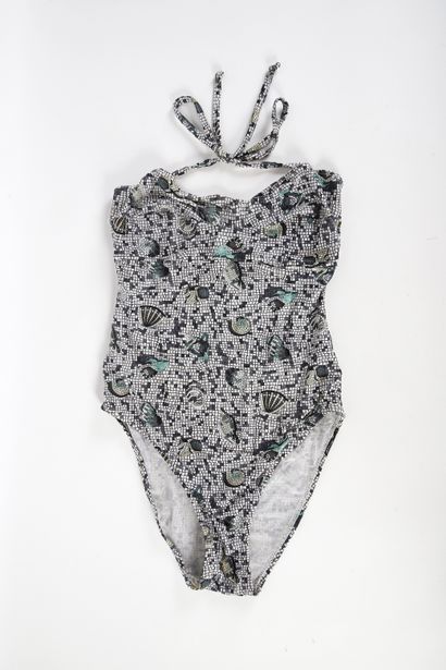 HERMES Paris
Swimsuit with mosaic design...