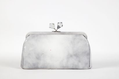 PRADA
Grey glacé leather maxi clutch bag
Slight...
