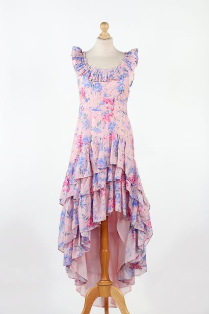 LOVES HACK FANCY
Pink chiffon dress with...