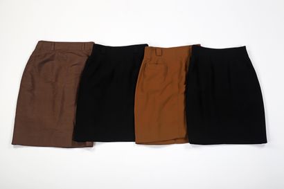 Jean-Louis SCHERRER
Set of 4 skirts in various...