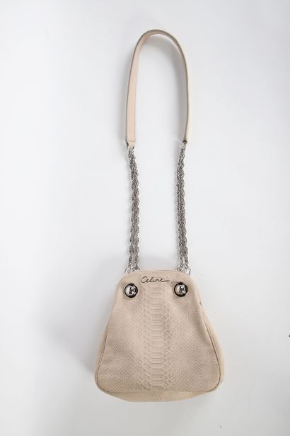 CÉLINE
Leather purse bag, folded style, 25...
