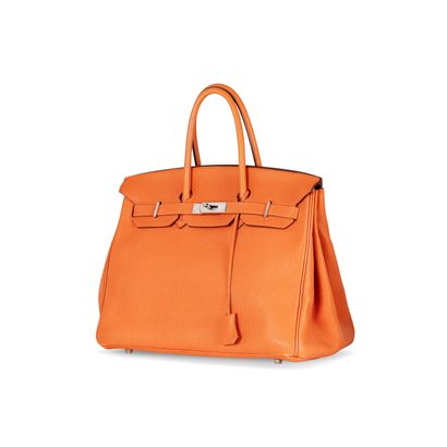 HERMES
Birkin bag 35
Orange togo leather,...