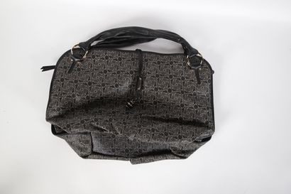 CÉLINE
46 cm canvas bag, coated with black...