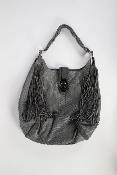 CÉLINE
Dimitri bag in matte glossy python,...