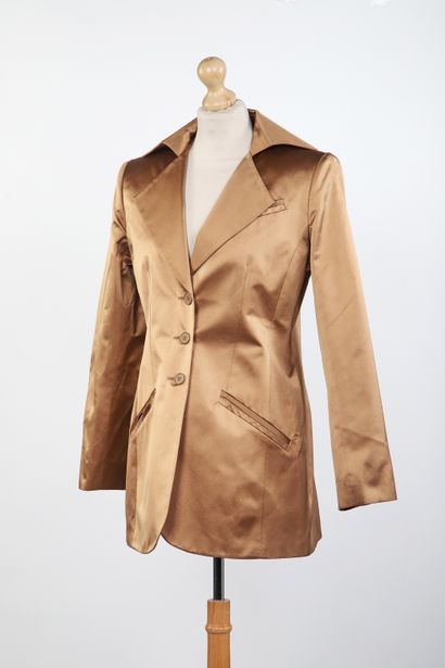 Inès de la FRESSANGE
Icy brown satin jacket,...