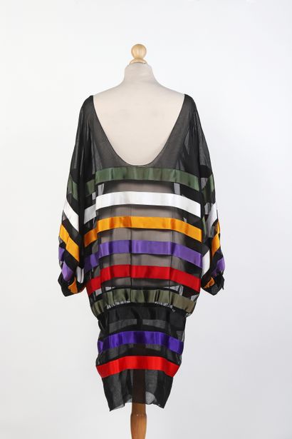 Christian DIOR
	Sheer chiffon dress with...