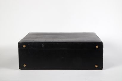 Christian DIOR
Black leather attaché case,...