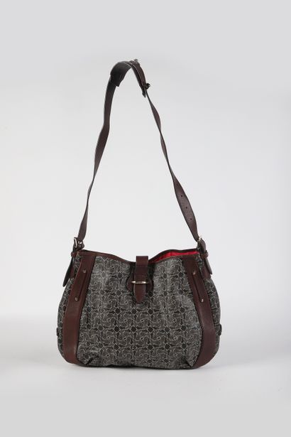 CÉLINE
41 cm besace bag, in coated canvas...
