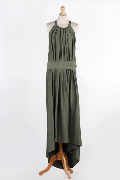 Mes Demoiselles 
Long dress in khaki wool
Size...