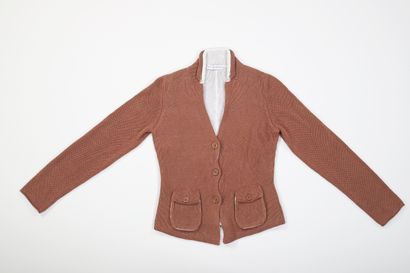 Brunello CUCINELLI
	Two-tone cardigan in...