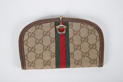GUCCI
Mini wallet in coated canvas and stable...