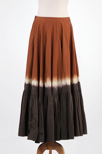 Laurence BRAS 
Brown wool long dress with...
