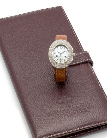 PHILIPPE VANDIER
Montre bracelet en or gris...