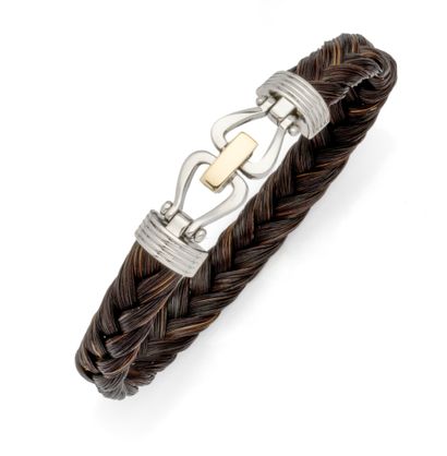 ALBANU Monaco
Bracelet en acier et or jaune...