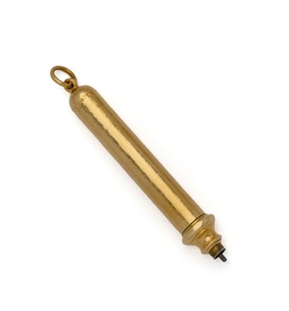Porte mine en or jaune 18K (750/1000), muni...