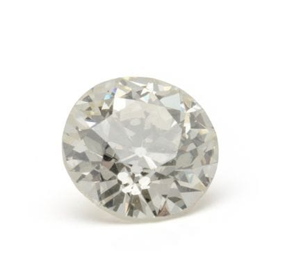 Bague en platine (850/1000) centrée d’un...