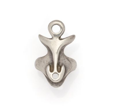 LALOUNIS
Bague en argent (900/1000) repercée,...
