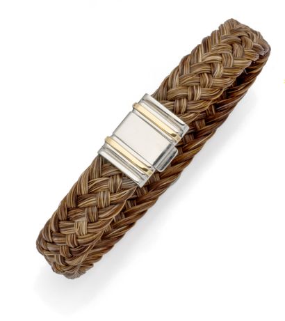 ALBANU Monaco
Bracelet en acier et or jaune...