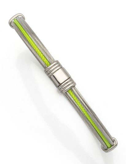ALBANU Monaco
Bracelet en acier torsadé dont...