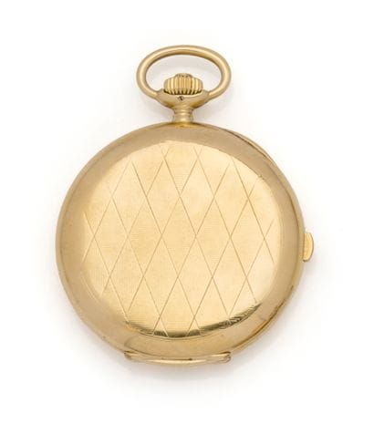 LONGINES
Chronograph pocket watch in 18K...