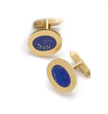 BVLGARI
Paire de boutons de manchette en...