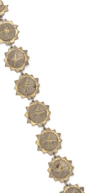 R. AMONDRY
Bracelet d'homme en argent (800/1000)...