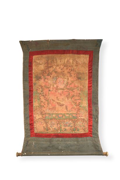 TIBET, 17th-18th century
Thangka depicting...