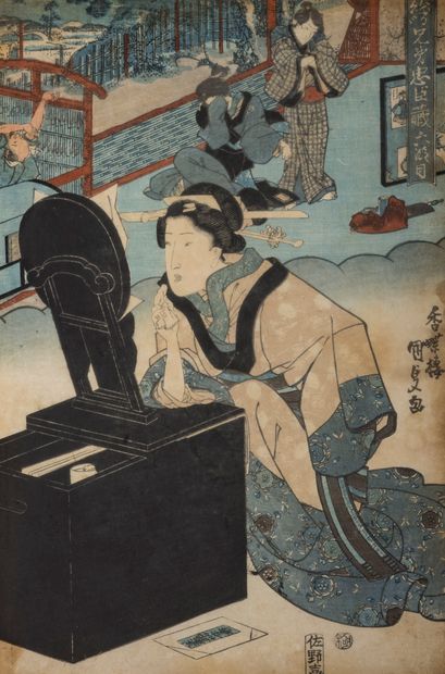 JAPAN, 19TH CENTURY
Set of prints depicting...