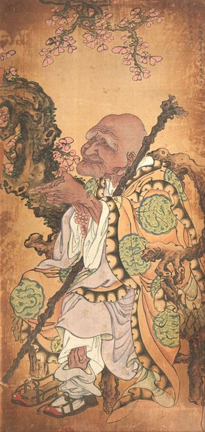 CHINA, 19th century
Set of three paintings...