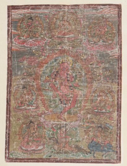 TIBET, late 18th/early 19th century
Tangka...