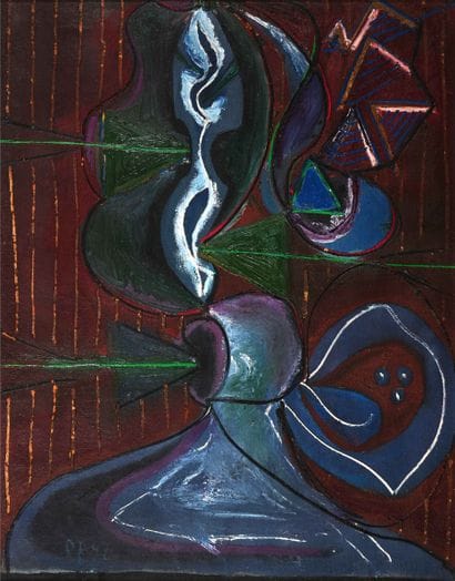 Olivier DEBRÉ (1920-1999)
Sans titre. 1947
Huile...