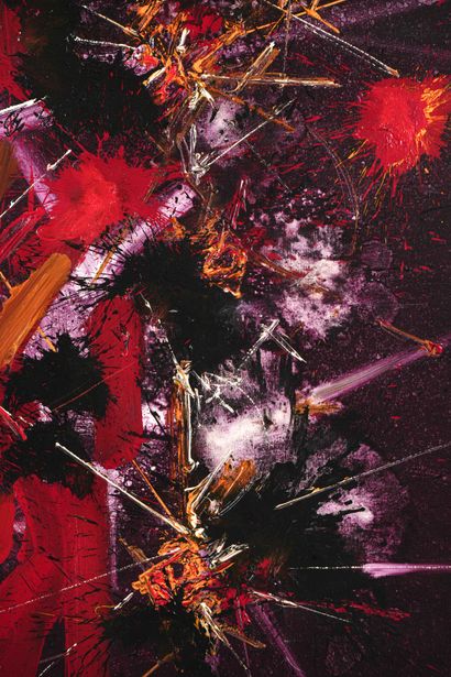 Georges MATHIEU (1921-2012)
Flammes impossibles....