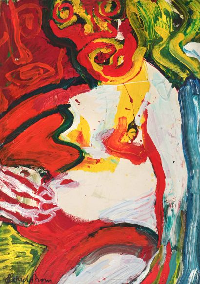 Bengt LINDSTRÖM (1925-2008)
Le couple. 1990
Acrylique...
