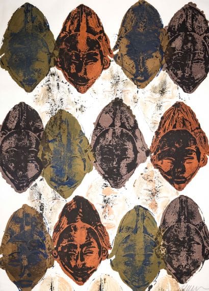 Fernandez ARMAN (1928-2005)
Masques Punu
Lithographie
Signée...