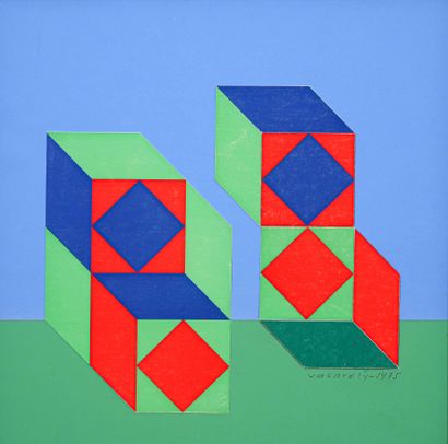 Victor VASARELY (1906-1997)
Sans titre. 1975
Technique...