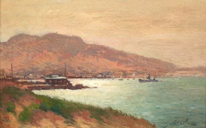 Alfred CASILE (1848-1909)
Bord de côte
Huile...