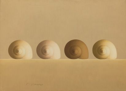 Frédéric VIDALENS (1925-2004)
Escargots
Huile...