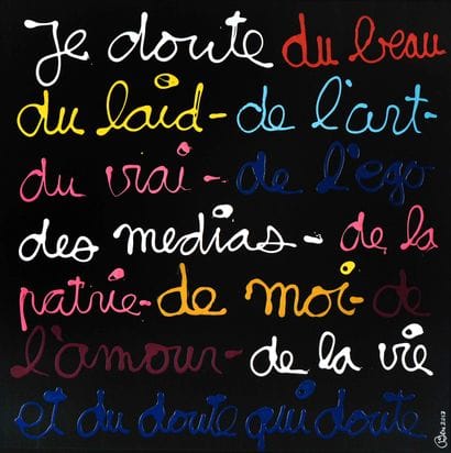BEN (1935)
Je doute de tout sauf du doute....