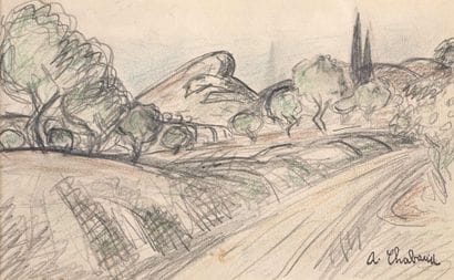 Auguste CHABAUD (1882-1955)
Montagnette
Dessin...