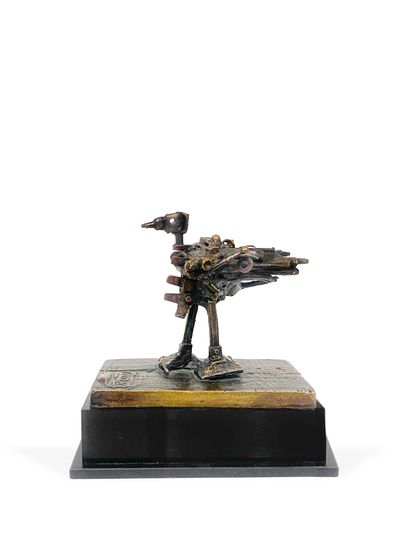 CÉSAR (1921-1998)
La poule Cartier, 1985/86
Bronze...