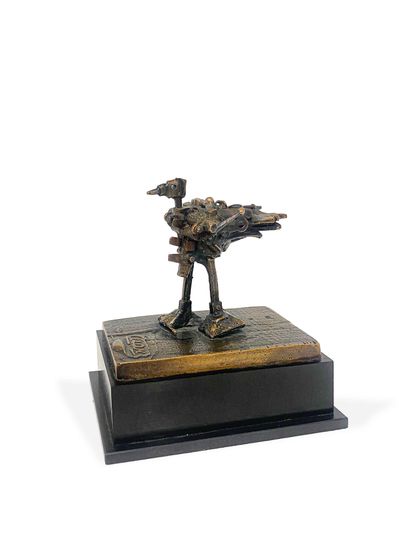 CÉSAR (1921-1998)
La poule Cartier, 1985/86
Bronze...