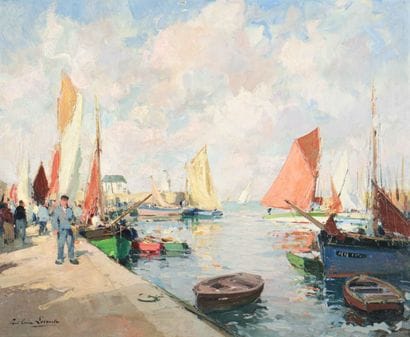 Paul Emile LECOMTE (1877-1950)
Île d’Yeu,...