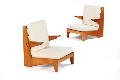 Bernard DURUSSEL (1926-1995)
Pair of large...