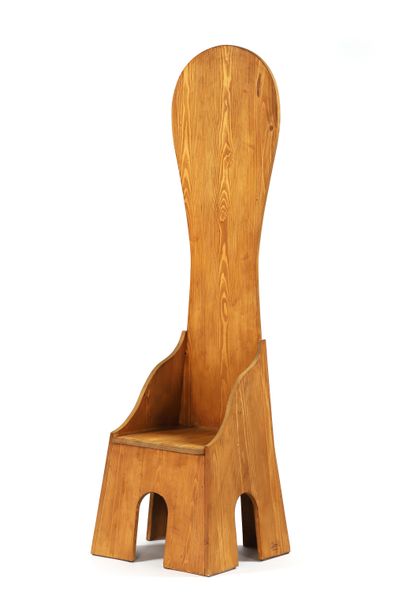 Mario CEROLI (1938)
Chaise à haut dossier...