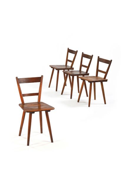 TRAVAIL FRANÇAIS (XX)
Suite de quatre chaises...